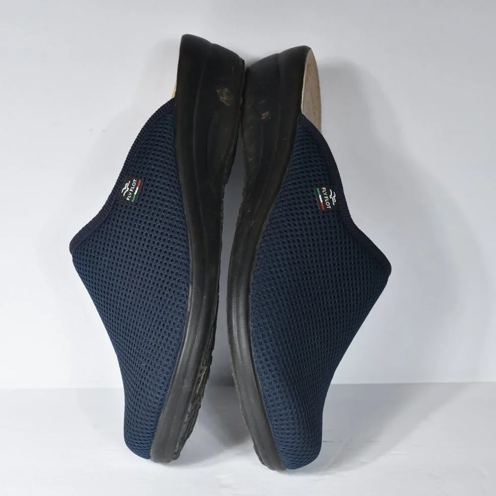 Fly Flot Women's Cloth Slip On Mules size 40 - Picture 6 of 6